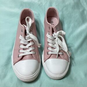 Mudd Pink Ladies Sneakers Lace Up Shoes